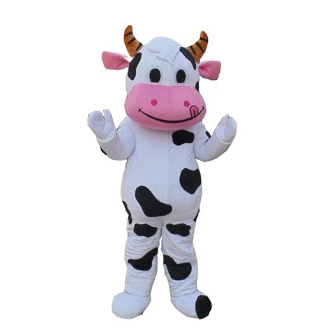 Dairy cow mascot attire